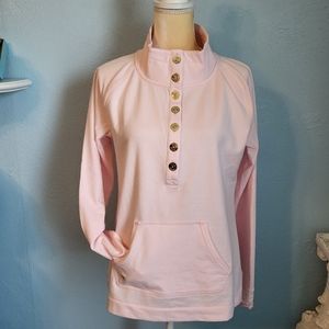 Lilly Pulitzer popover pullover pink top C14